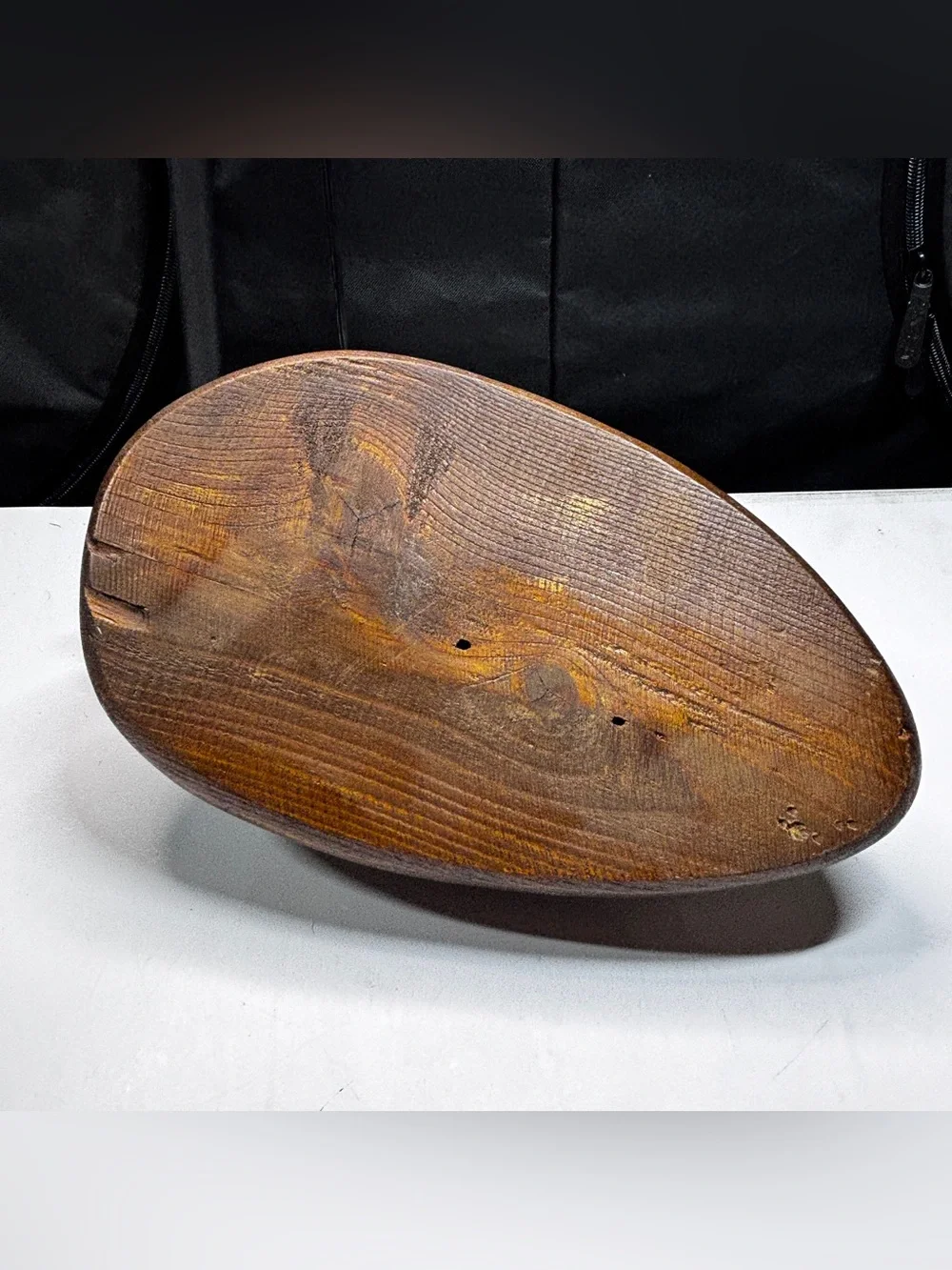 Vtg Antique Duck Decoys Pair Carved Wood Redish Beak Country Hunting